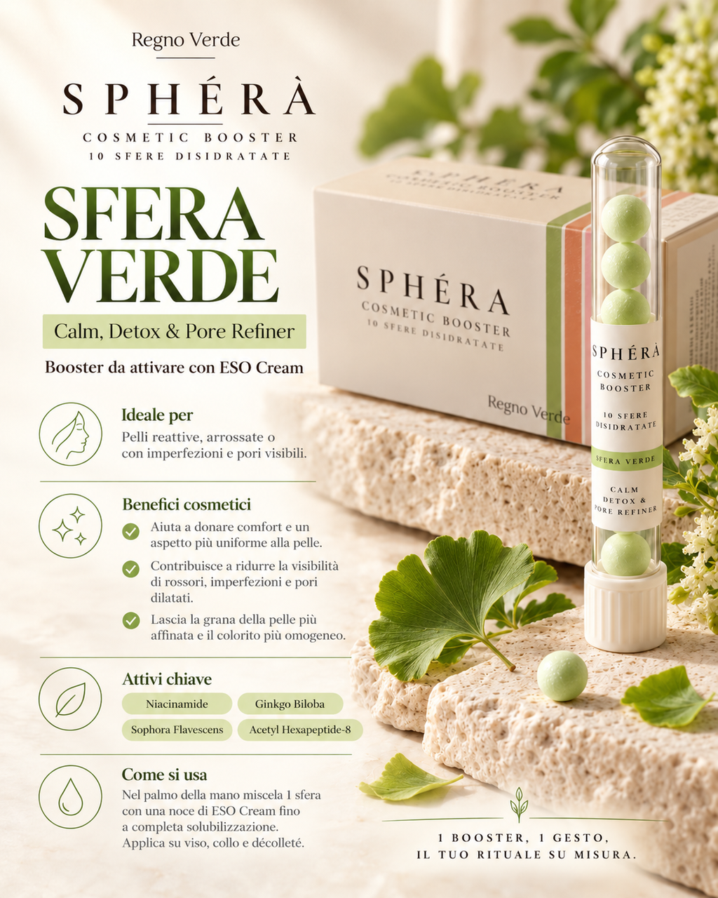 SPHERÀ VERDE – Calm, Detox & Pore Refiner